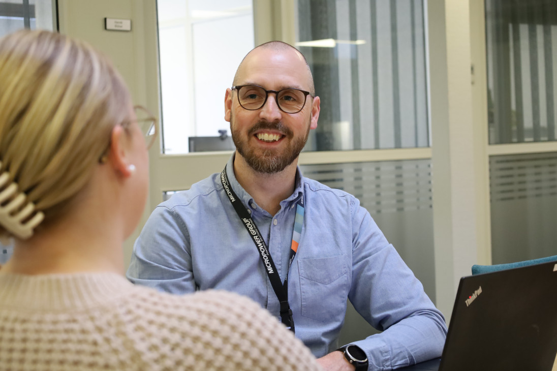 Sven Olsson, project manager for Micropower Group's new battery and charger factory