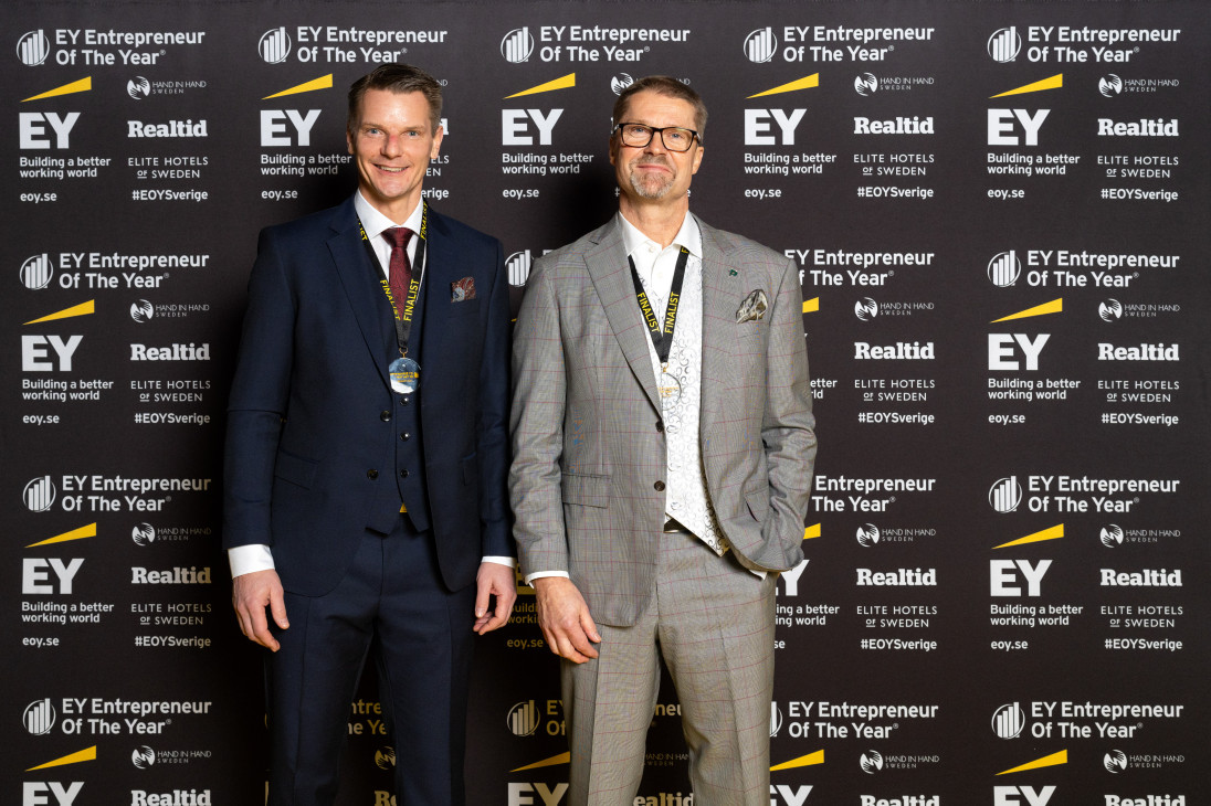 Torbjörn Gustafsson and Torbjörn Lindgren at EY Entrepreneur of the Year 2023